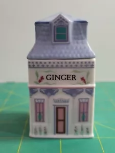 LENOX 1989 GEWÜRZDORF "INGWER" GLAS TOP NIE BENUTZT NUR AUSGESTELLT - Bild 1 von 4