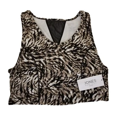 Camiseta sin mangas Jones New York Sport deportiva deportiva para mujer talla grande 2X elástica NUEVA Foto 1 de 4