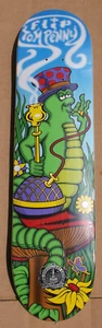 2007 FLIP TOM PENNY "LAZY DAZE 10 YEAR ANNIVERSARY" SKATEBOARD DECK RARE - Picture 1 of 6