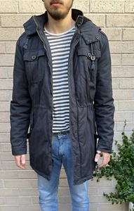 Selected Homme - Mens Declan Coat in Navy size Medium - Picture 1 of 9