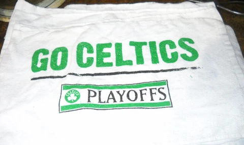 6 LOT RARE NBA BOSTON CELTICS RALLY TOWELS PLAYOFFS 2008 SGA Cover