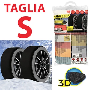 CALZE DA NEVE OMOLOGATE AUTO TAGLIA S EASY GO PNEUMATICI 185/55R15 185/55/15 - Foto 1 di 2