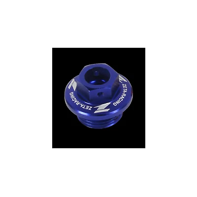 Tapón de llenado de aceite azul ZETA para Suzuki RMZ 250 07-09, 450 05-16, LTR450R 06-09 Foto 1 de 1