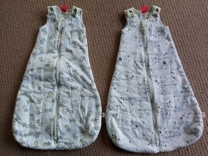 2x Ergobaby baby sleep grow bags TOG 2.5 0-6 months zip clip adjustable - Picture 1 of 5