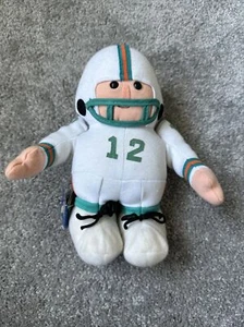 NFL KAMAR MOOSE Miami Dolphins Plush # 12 Bob Griese Football Player Doll - Picture 1 of 8