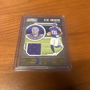 2021 Playbook Football Kene Nwangwu "Next Up Patch" #NXT-KNW Minnesota Vikings - Picture 1 of 2
