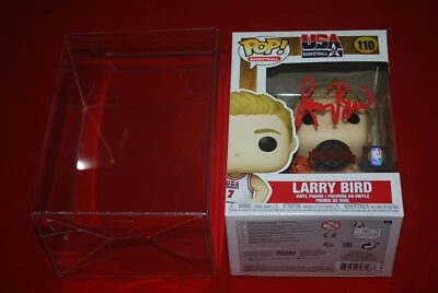 LARRY BIRD BOSTON CELTICS Signed TEAM USA FUNKO POP PSA COA 3C88103 - Image 1 of 4