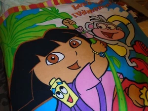 Dora The Explorer Fleecedecke zweiseitig " Stiefel Let’s Go! Vamonos! Große - Bild 1 von 1