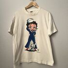 Vintage 1993 Betty Boop Shirt Mens Large White Single Stitch Navy Sailor Y2K Only $45.00 on eBay