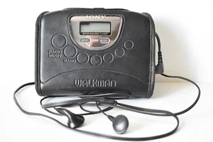 Vintage Sony Walkman WM-FX251 With Case/ Headphones Cassette Player Radio - Picture 1 of 18