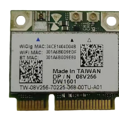 Dell Wireless DW1601 QCA9005 8V256 WiGig 802.11AD 7Gbps Half Mini Wireless Card - Image 1 of 2
