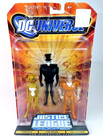 DC Universe Justice League Unlimited 3 Pack CHEETAH, THE SHADE & LEX LUTHOR NEW! Cover
