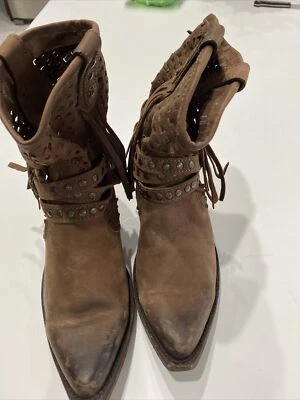 Botas Liberty Black LB7112100B Vegas T-Moro Flecos Punta TALLA 8.5 MARRÓN CUERO Foto 1 de 4