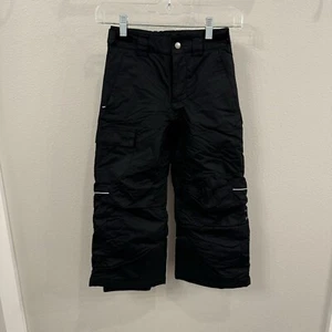 Columbia Snow Pants XS 6/7 Black Kids Youth Winter Ski Thermal Fleece Lined - Picture 1 of 9