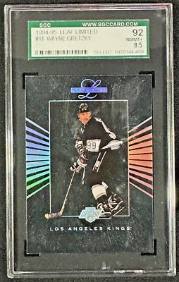 Wayne Gretzky 1994-95 Leaf Leaf Limited Inserts #11 SGC 8.5 Los Angeles Kings - Image 1 of 2