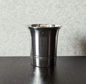 PUIFORCAT 950 Sterling Silver Short Tumbler - H2.9" x W2.7" - Picture 1 of 13