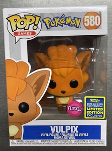 Funko Pop! Pokemon Vulpix Flocked #580 Funko 2020 Summer Convention Exclusive  - Picture 1 of 3