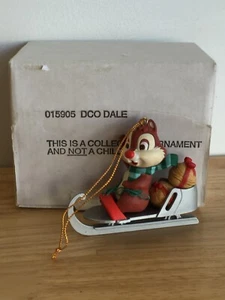 VTG 1989 GROLIER CHRISTMAS DISNEY ORNAMENT DALE - 015905 - Picture 1 of 6