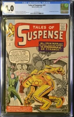 Tales of Suspense #41 1963 Marvel Comics CGC 4.0 tercera aplicación Iron Man Foto 1 de 2