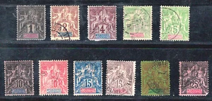 French Caledonie. Very old Fine  Used Stamps set. - Picture 1 of 2