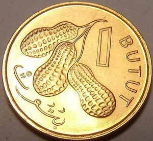 Gem Unc Gambia 1998 1 Butut~Cluster Of Peanuts~Fantastic~Free Shipping - Picture 1 of 2