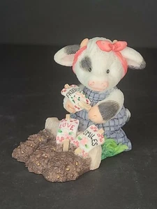 Mary's Moo Moos By Enesco Cow - Sowing the seeds of friendship -1996 - Picture 1 of 5