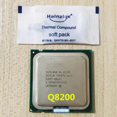 Intel Core 2 Quad Q8200 CPU SLB5M 2.33GHz 4MB 1333MHz Socket 775 Processors - Image 1 of 2