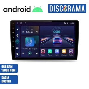 AUTORADIO ANDROID 6/128GB DACIA DUSTER 2015-2020 STEREO AUTO TOUCH 9" WIFI NAVI - Foto 1 di 6