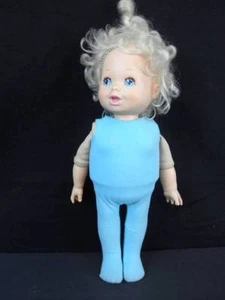 Baby Grows Up Muñeca Playmates 1987 Cabello Rubio Dientes Leotardo Original - Imagen 1 de 9