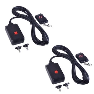 2 PCs 90-240VAC 2 en 1 TéLéCommande Sans Fil 3 Broches XLR pour Smoke Machi9025 - Afbeelding 1 van 7