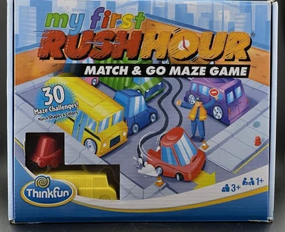 My First Rush Hour Match & Go Maze Game By Think Fun Children Age 3 Years. - Image 1 of 4