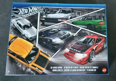 HOT WHEELS Japan Silver Series 6 Auto SUPRA Skyline Unico - Immagine 1 di 2