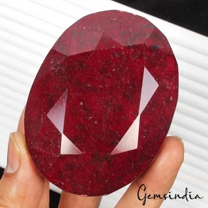 2000 Cts AAA Red Ruby Corundum Oval Cut Huge Natural Gemstone From Madagascar - Picture 1 of 7