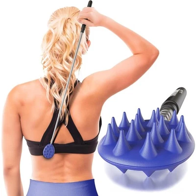 Telescopic Extendable Back Scratcher for Women Men 24.5 Inch Blue - Image 1 of 4