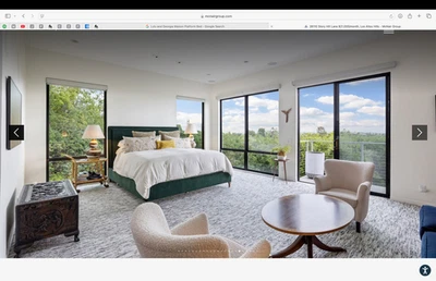 Velvet Upholstered bed - Image 1 of 2