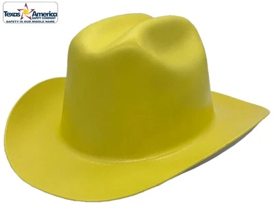 Sombrero duro de vaquero Jackson Outlaw con suspensión de trinquete en amarillo Foto 1 de 4