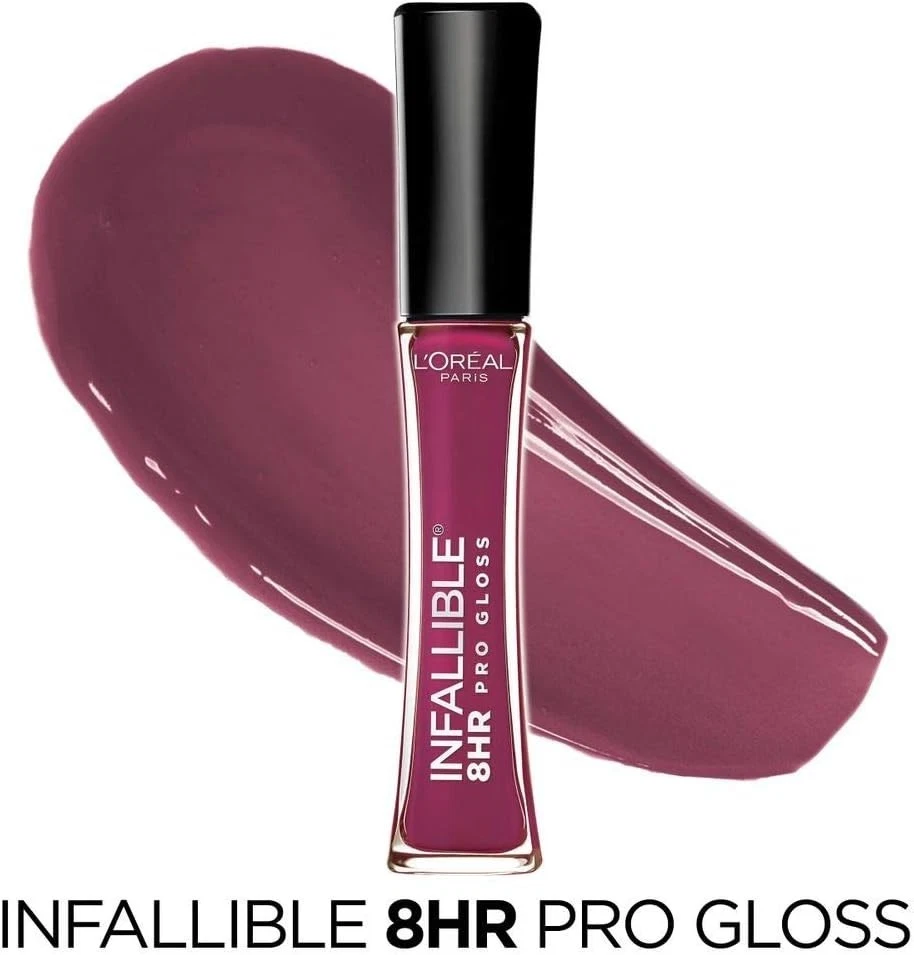 LOREAL Infallible Pro Gloss 8HR Lip Gloss UNDENIABLE MAUVE 515 lipgloss - Image 1 of 1