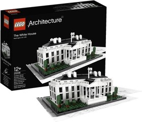 LEGO ARCHITECTURE: The White House (21006) - COMPLETE w/manual (no box)