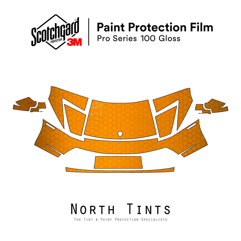 Lamborghini Murcielago 2002-2006 3M PRO Series PreCut Paint Protection Clear Bra - Image 1 of 4