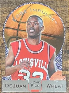 1997 Collector's Edge DeJuan Wheat Edge Impulse Die-Cut Rookie #34 Louisville - Picture 1 of 2