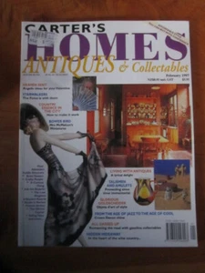 MAGAZINE CARTER'S HOMES ANTIQUES & COLLECTABLES FEBRUARY 1997 *** MUST SEE - Picture 1 of 2