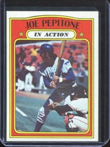 1972 Topps Baseball # 304 Joe Pepitone In Action (EX) Excellent - Picture 1 of 2