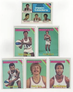 1975-76 Topps 6-Card Nuggets Lot w Ralph Simpson Robisch VINTAGE STAR EX-NM LOL1 - Picture 1 of 2
