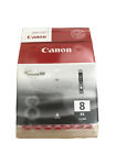 Canon 8 Black Genuine Original Ink Cartridge CLI-8BK NEW .
