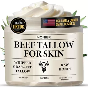 Skin Men's Face Cream Beef Tallow Face Balm 1.7 Oz - Fast Delivery - Picture 1 of 5