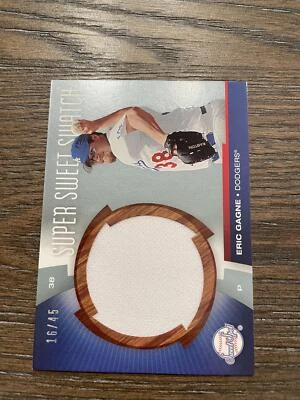 Upper Deck Sweet Spot 2006 #SW-EG Eric Gagne Super Sweet Swatch Platinum #/45 Foto 1 de 2