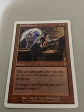 Final Fortune / 7th Edition / / Magic the Gathering MTG
