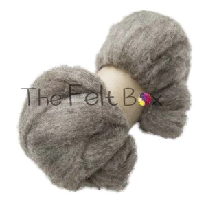 Carded Sliver Needle Felting Shetland Fibre Brown Beige Wolf Otter Felt Squirrel - Picture 1 of 1