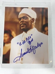 "Autografiado 8 x 10 ""U Da Man"" The Great White Hype Samuel L. Jackson"  - Imagen 1 de 3