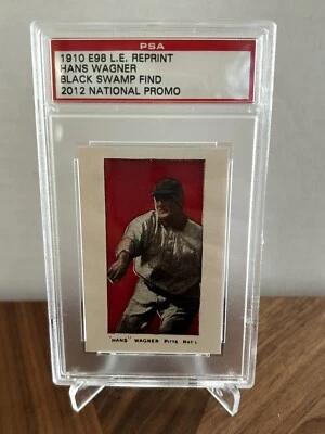 HONUS WAGNER BLACK SWAMP FIND 2012 NSCC PROMO OF 1910 E98 L.E. /1500     - Изображение 1 из 4